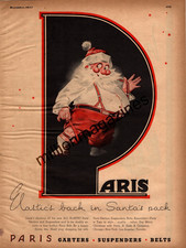 1944 Santa Claus wears Paris Garters - Very Rare picture