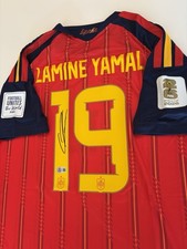 🔥⚽️ Lamine Yamal, Hand Signed Spain 2026 Home Jersey Beckett COA ⚽️🔥 picture