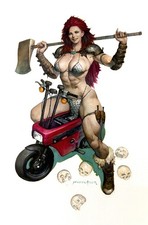 SONJA REBORN #2 NM PUPPETEER LEE 616 COMICS VIRGIN VARIANT LTD 500 EXCLUSIVE picture