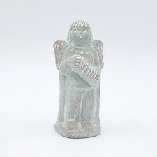 Vintage 1986 Isabel Bloom Squeeze Box Angel Concrete Figurine Sculpture Signed picture