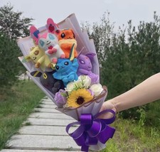 Eevee Evolution Plush Bouquet Pokémon Hot Gift  picture