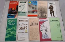 Lot of Vtg Travel Brochures Pamphlets Maps Seattle, Garden State Parkway, etc picture