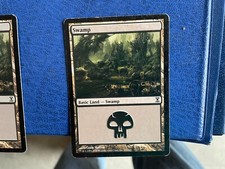 MAGIC CARDS DECKMASTER BASIC LAND SWAMP 292/301 picture