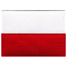 POLAND FLAG PATCH POLISH POLSKA TRAVEL SOUVENIR embroidered iron-on emblem NEW picture