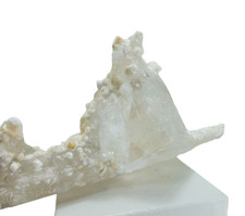 Calcite etched crystal with Okenite & Gyrolite Poona Maharashtra, India (EA9839) picture