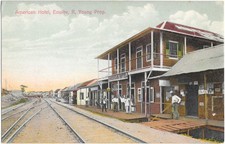 American Hotel Empire Panama Canal Zone R. Young Prop c1910 Postcard picture