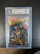 2013 Marvel Fleer Retro WOLVERINE POWER BLAST RARE BGS 9 Grade Mint picture