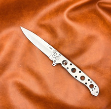 Rare CRKT M16-03SS SILVER Spear Point  Frame Lock Flipper ~VGUC~ discontinued picture