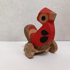 Saga Kishimayama Kyatsuguro Bird Itto Carved Folk Toy picture