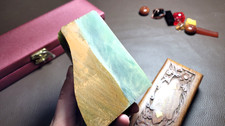 Original Amber Bakelite block for Making Prayer Beads, Rosary, Tasbih, Misbaha. picture