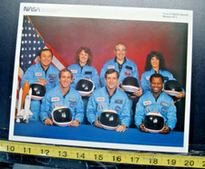 NASA Crew Of Space Shuttle Challenger Photo 8x10 Mission 51-L / From the USAFA picture