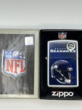NFL Seattle Seahawks Helmet Chrome Zippo Lighter NEW 48447 picture