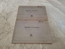 WW2 Era 1944 Spoken German, EM 518 and 519,  War Department Military Army picture