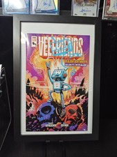 Veefriends Comic Book #10 Signed By DJ Coffman And a Doodle. Framed  picture