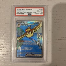 Pidgeot ex 225/197 Sv03: Obsidian Flames Holo PSA 10 picture