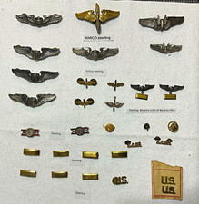 AMICO Sterling US Military Insignia Wings & 