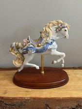 VTG,2000,LENOX, Millenium Carousel Horse. Hand~Painted. 24K Accents. HAS COA picture