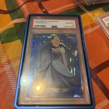 2024 Topps Chrome Disney Sapphire Cinderella #17 PSA 10 GEM MINT picture