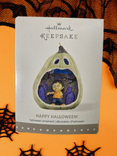 2015 Hallmark Happy Halloween Zombie in Pumpkin Ornament - 3rd In Series - NIB picture