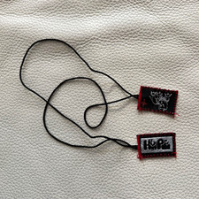 Chito Escapulario Black/Red Hope Necklace New  picture