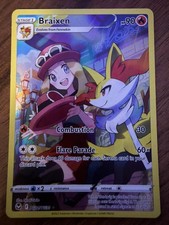 Braixen TG01/TG30 Silver Tempest Trainer Gallery Pokemon picture