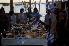 1967 35mm slide Vietnamese Dinner Party Phu Lam Vietnam War #3534 picture
