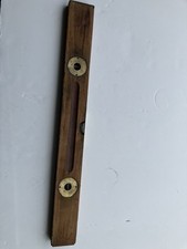 Vintage 1895 STANLEY RULE and LEVEL Wooden Brass Carpenter Tool 30” picture
