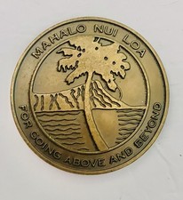 Vintage Air Force Base For Going Above And Beyond Coin 2 Inch picture