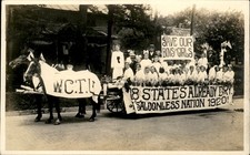 W.C.T.U. WCTU float Anti-Saloon Prohibition Social History c1920 RPPC bhn picture