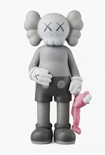Medicom Toy KAWS Share Grey Vinyl Figurine 2020 Designer Used Perfect Condition picture