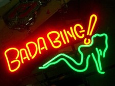 Bada Bing Girl Neon Sign 17
