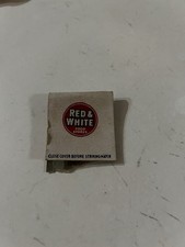 Vintage Red & White Food Stores Coffee Grocery Advertising Matchbook picture