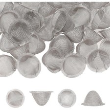 40 Pieces 3/4 Inch Bowl Screens s, Stainless Steel Mesh Clean Screens with picture