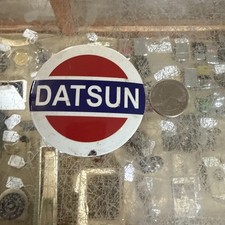 Vintage Datsun Automobile Insert Emblem Rare picture