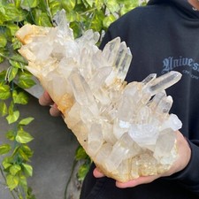 9.3lb Natural Clear white quartz crystal cluster  specimen healing tariff-free picture