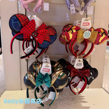 Disney Authentic 2025 Marvel Spider-Man Iron Man Star Wars Minnie Ears Headband  picture