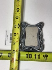Vintage Connoisseur Art Nouveau Pewter Mini Picture Frame Small Tabletop Display picture
