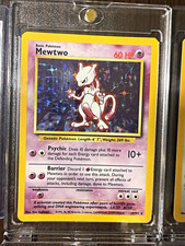 Pokemon TCG Mewtwo 10/130 WOTC Holo Rare 60 HP English 1999 picture