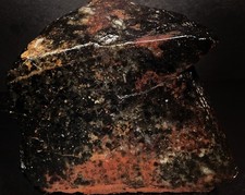 Einstein Mine MO. Fluorite Wolframite Zinnwaldite Jasper Epidote Polished Slab picture