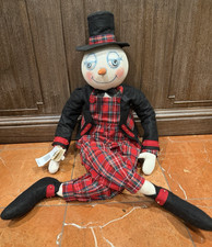 JOE SPENCER GATHERED TRADITIONS BENNETT CHRISTMAS SNOWMAN DOLL NEW NWT picture