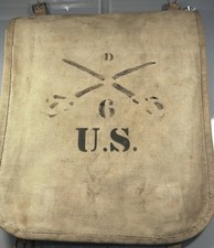 M1878 6th Cavalry “D” Haversack/ Blanket Bag. Indian Wars & SPANAM Very Rare 👀 picture