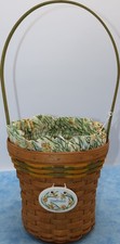 Longaberger 2008 Daffodil Basket Floral Liner Protector Booklet Signed picture