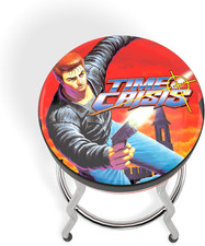 ARCADE1UP Officially Licensed Adjustable Stool with Chrome-Plated Steel Frame an picture