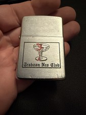 Vintage 1974 Zippo Lighter Trabzon NCO Club Turkey Cold War US Air Force Base picture