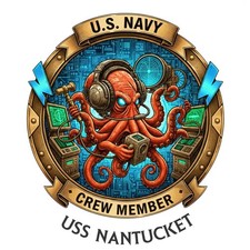 USS Nantucket Crew Member LCS Littoral Navy Veteran USN Gift 4