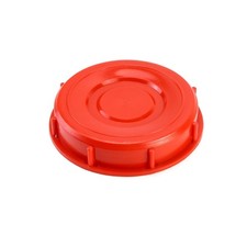 QWORK 6.5-Inch IBC Tote Lid Cover and Red Liquid Storage Tank Cap picture