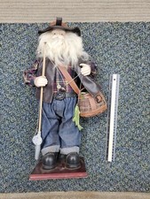 Vintage Santa Fisherman Decoration - 18