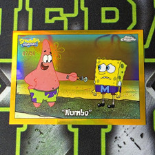 2025 Topps Chrome SpongeBob SquarePants Wumbo #66 True GOLD 07/50 picture
