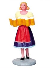 LEMAX BrewMaid Holiday Village Bar Figure picture