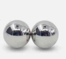 Two Big 10mm Magnetic Balls Prince Albert Orbs Nipple Lip Scrotum Universal Sexy picture